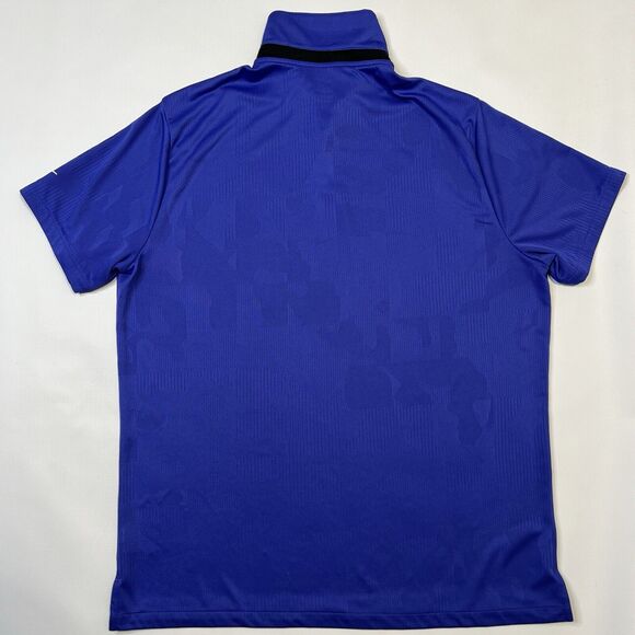 Nike Men's Dri-Fit Tour Jacquard Golf Polo Shirt Size XL Blue DV7528-430 - Picture 9 of 12